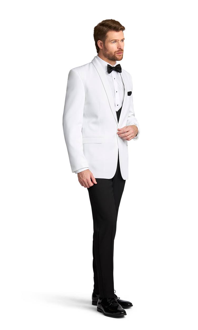 White Casablanca Dinner Jacket image number 2