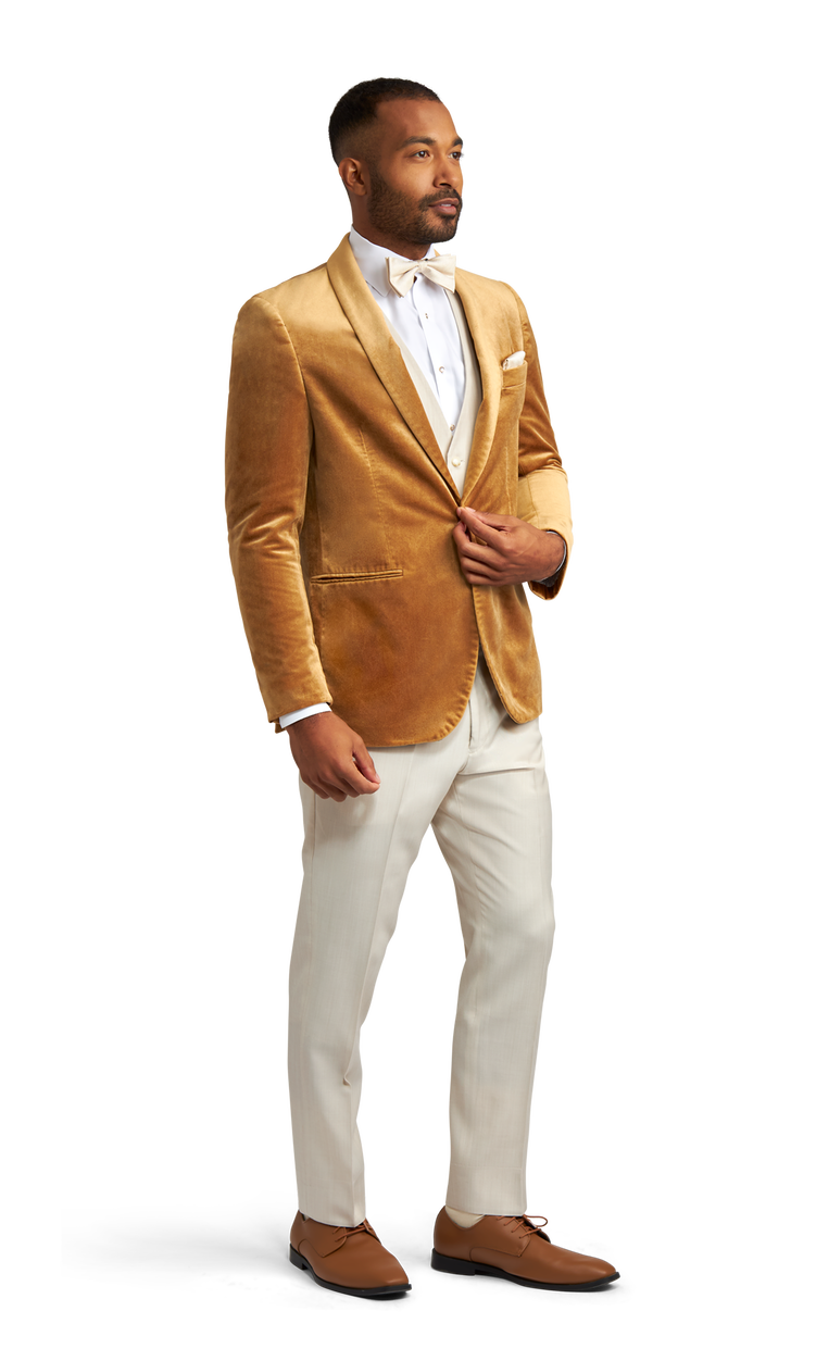 Gold Velvet Brooklyn Tuxedo image number 2