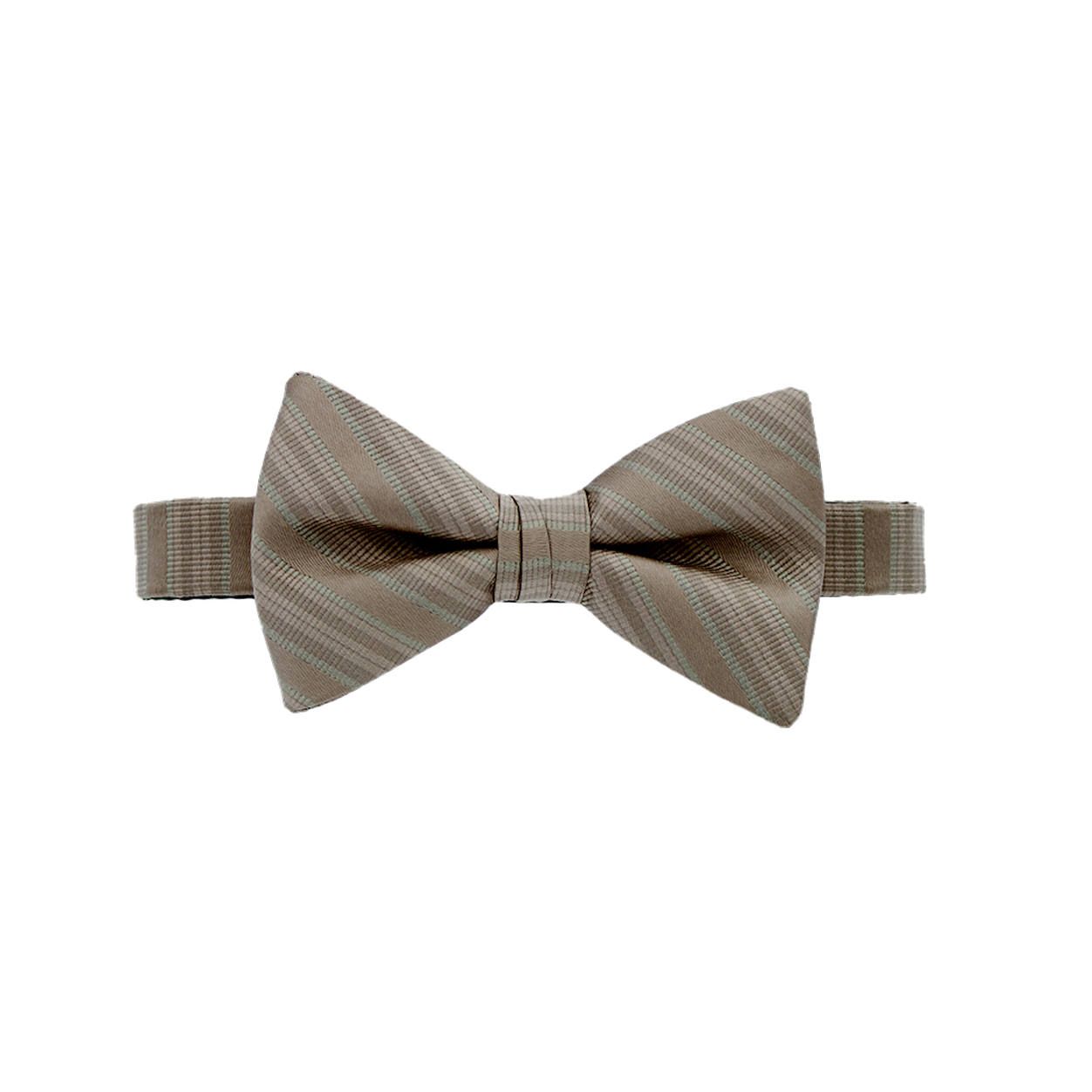 Latte Striped Silk Necktie Latte Striped Silk Necktie
