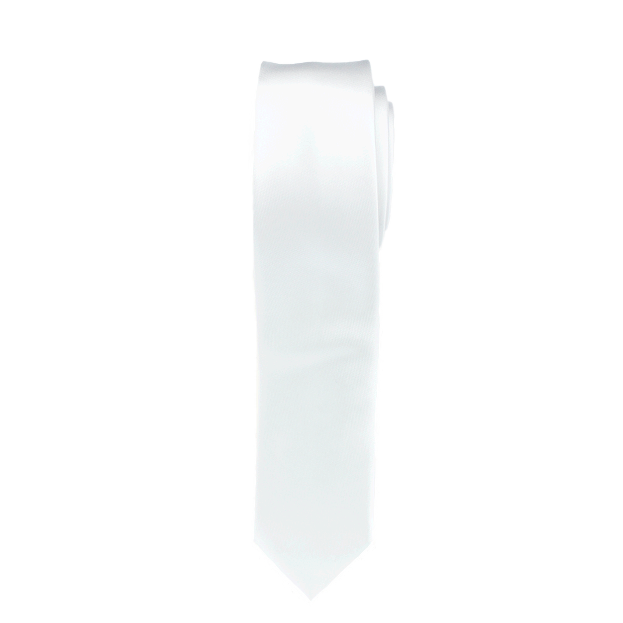White Satin Long Tie