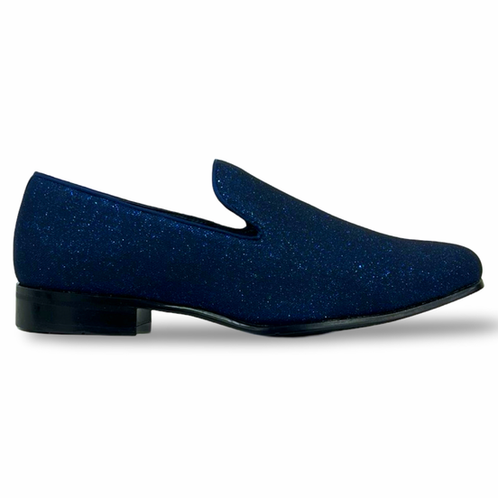 Royal Blue Sparkle Slip on Shoe