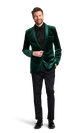 Green Velvet Brooklyn Tuxedo image number 1
