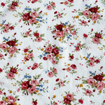 White Floral Pocket Square image number 1