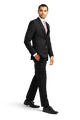 Black Stretch Suit Separates image number 4