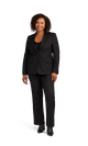 Women's Black Stretch Suit Separates image number 4