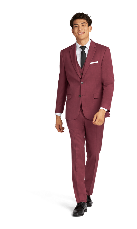 Cranberry Stretch Suit Separates