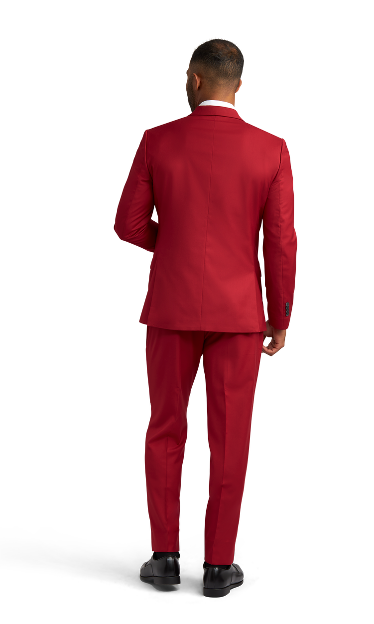 Red Stretch Suit Separates Friar Tux