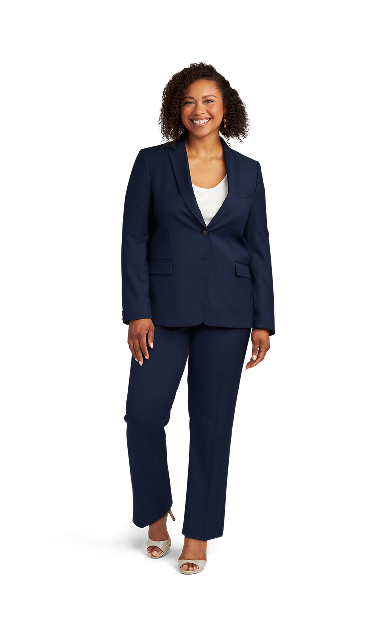 Women's Navy Stretch Suit Separates image number 2