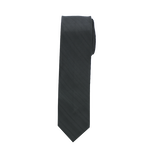 Black Striped Long Tie