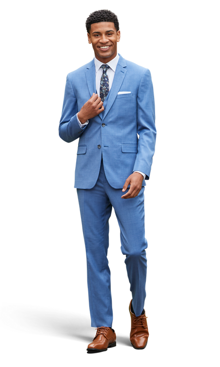 Marine Blue Stretch Suit Separates by Couture 1910