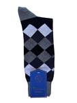 Black Diamond Pattern Socks image number 1