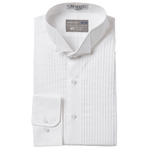 White 1/4" Wingtip Shirt image number 1