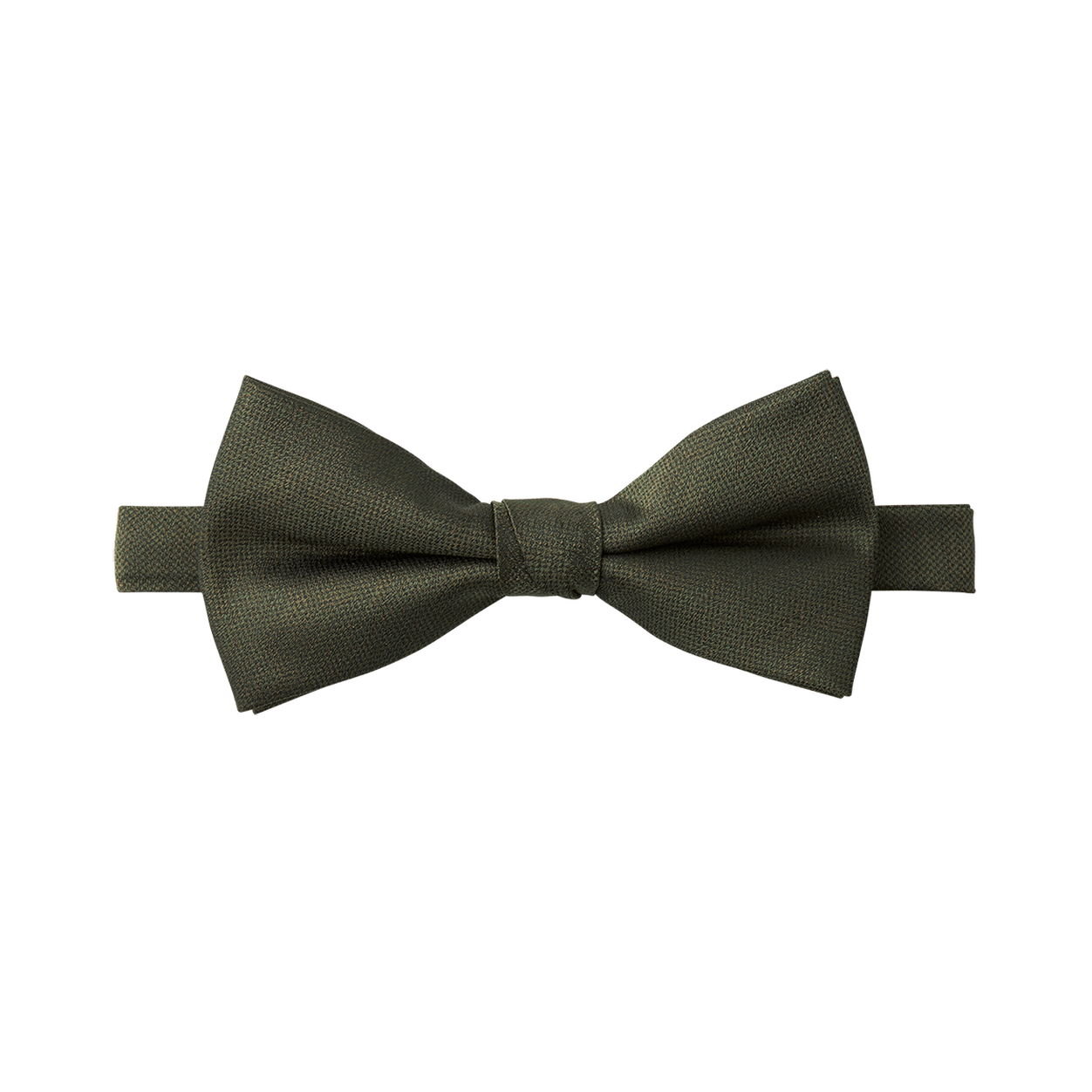 Olive Textured Bow Tie image number 1