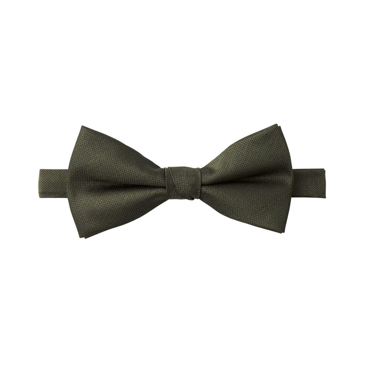 Olive Textured Bow Tie image number null