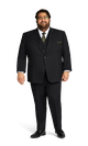 Black Performance Fabric Suit image number 4