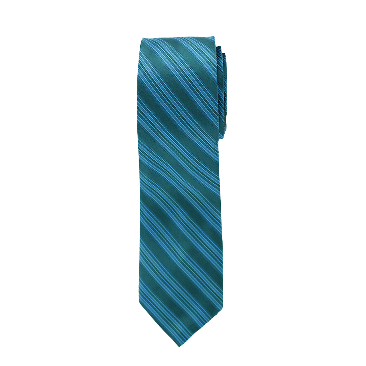 Gem Striped Long Tie image number 1