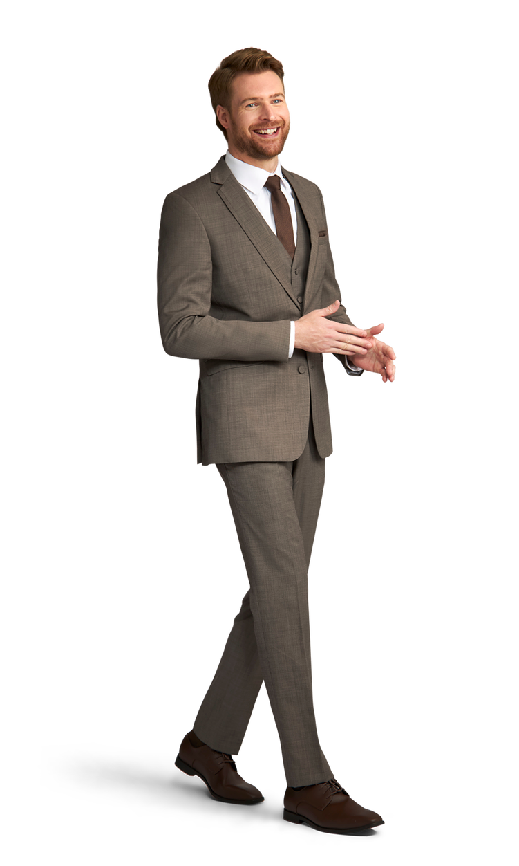 Cafe Brown Suit image number 2