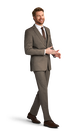 Cafe Brown Suit image number 2