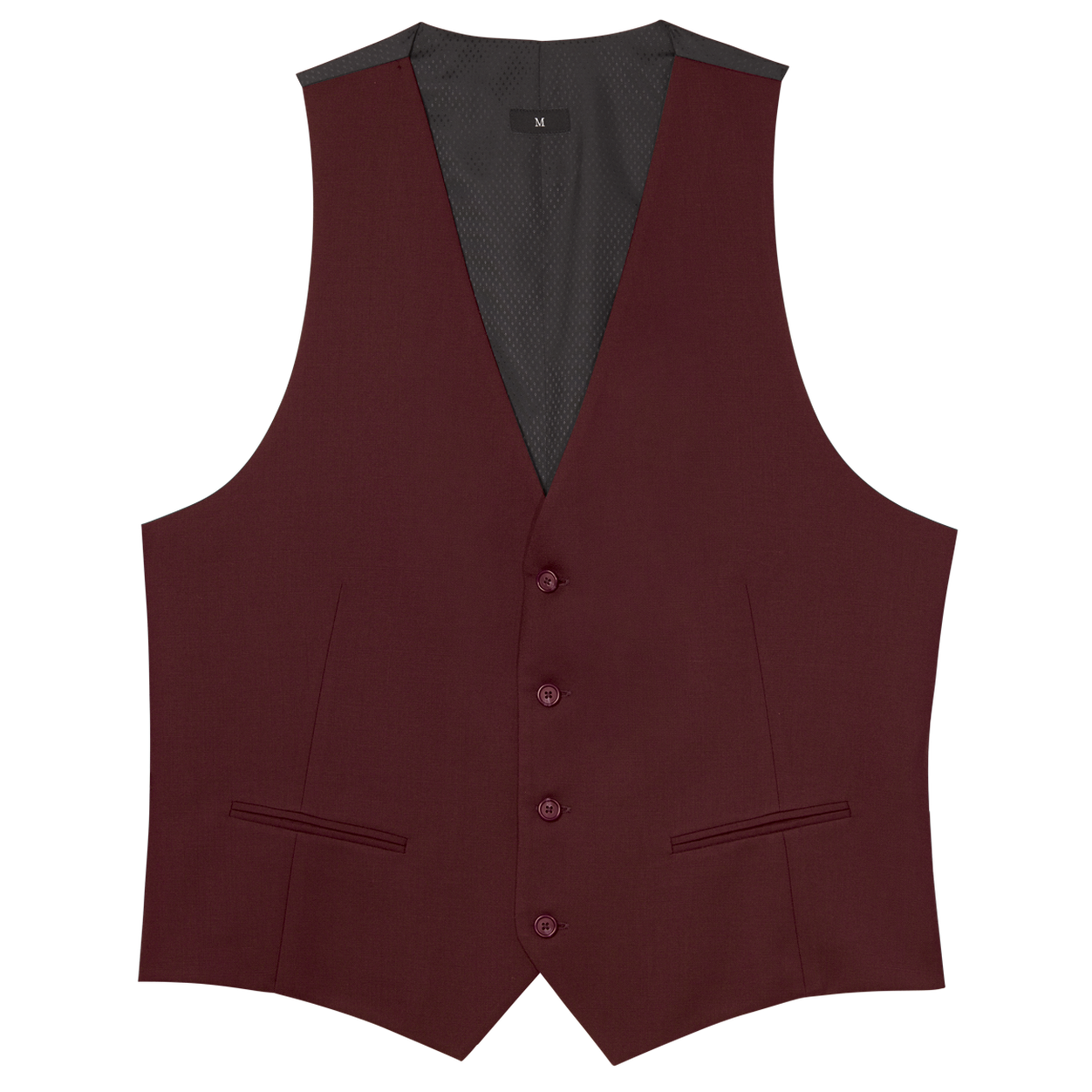 Burgundy Stretch Separates Vest