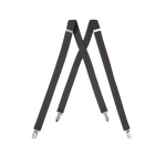 Charcoal Suspenders