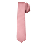 Dusty Rose Quartz Satin Long Tie