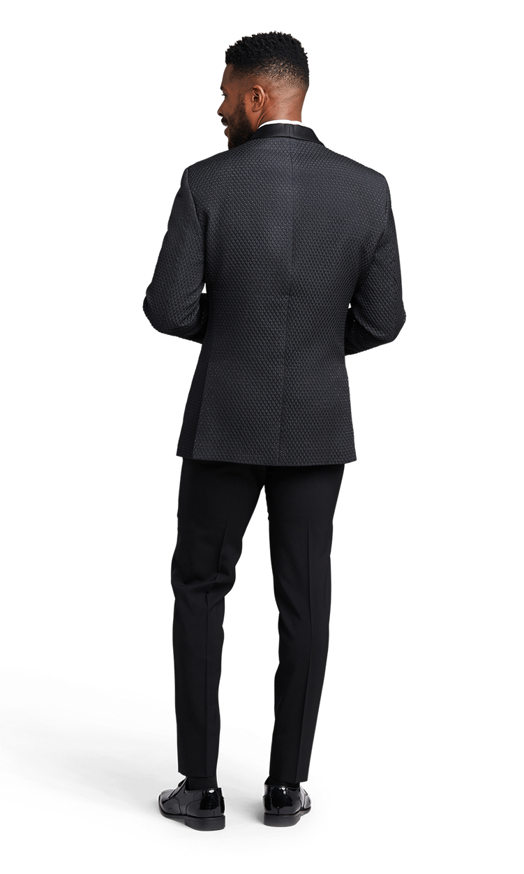 Black Diamond Shawl Lapel Tuxedo image number 4