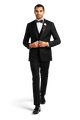 Black Stretch Notch Lapel Tuxedo Separates image number 4