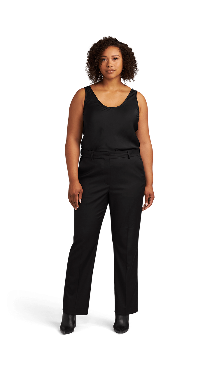 Women s Black Stretch Suit Separates Pants