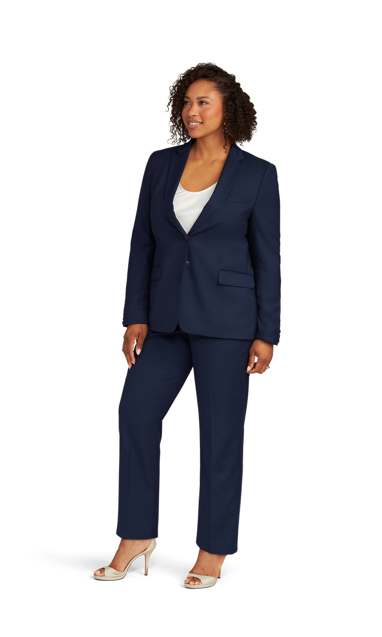 Women's Navy Stretch Suit Separates image number 3