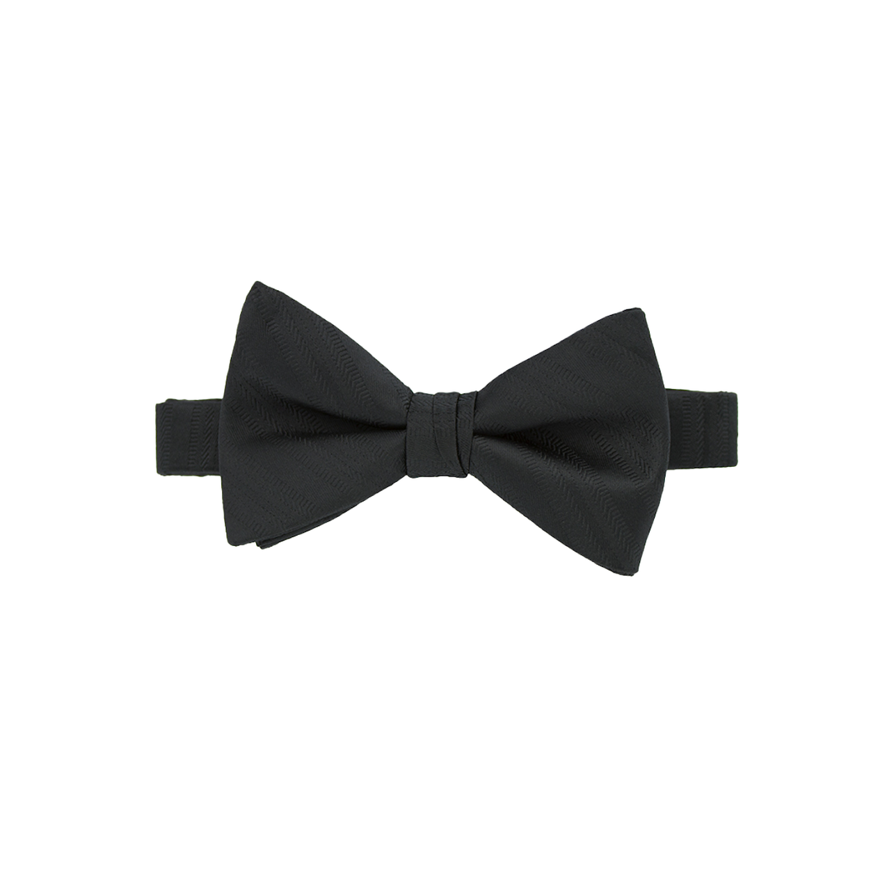 Black Striped Bow Tie image number 1