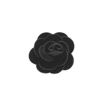 Black Rose Lapel Pin image number null