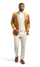Gold Velvet Brooklyn Tuxedo image number 4