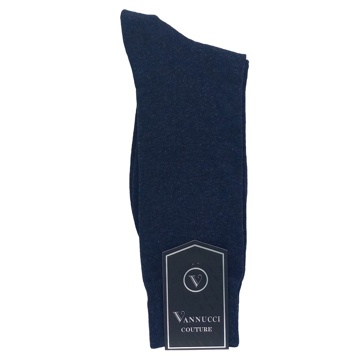 Navy Blue Dress Socks image number 1