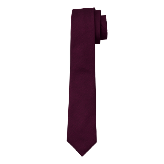 Berry Textured Long Tie