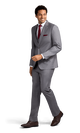 Grey Stretch Suit Separates