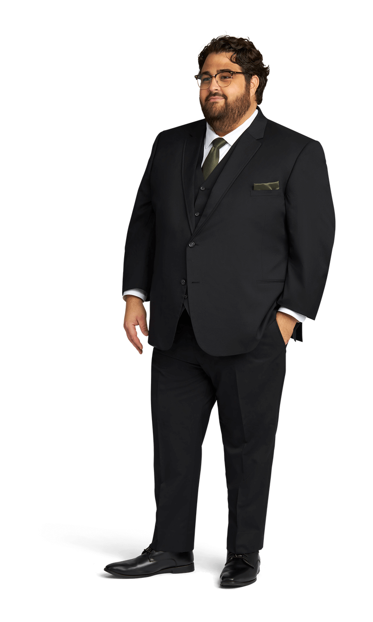 Black Performance Fabric Suit image number 5