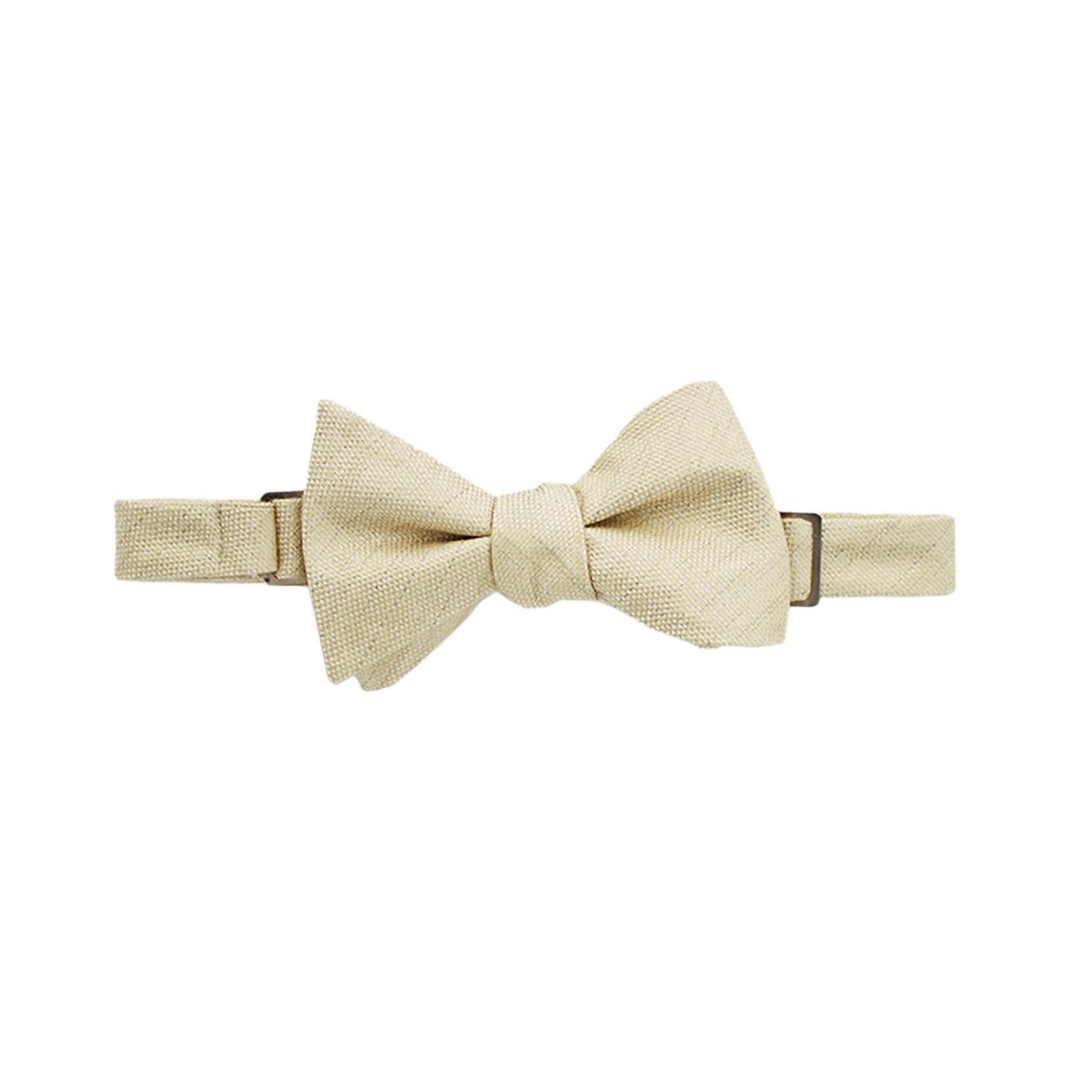 Champagne Matte Bow Tie image number 1