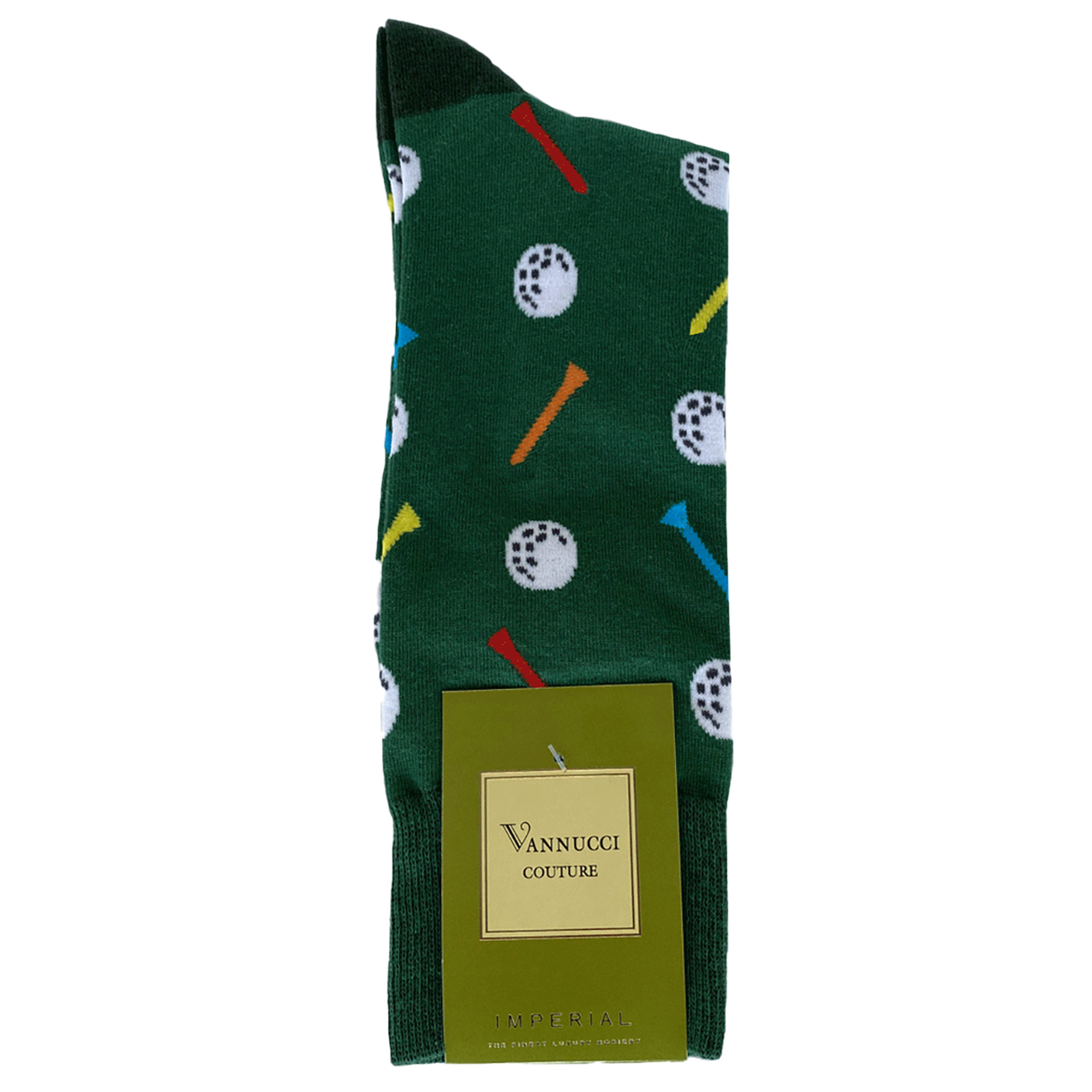 Green Golf Socks image number 1