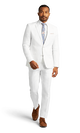 White Stretch Suit Separates image number 1
