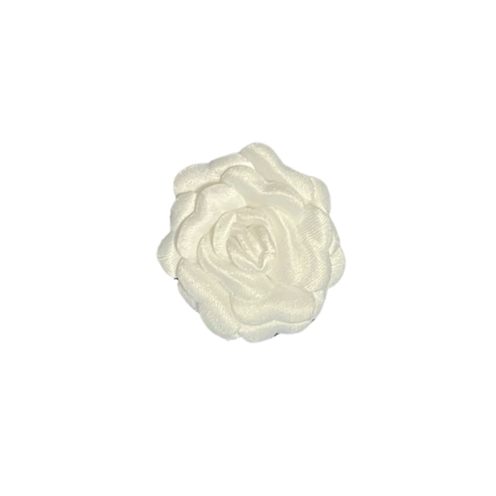 White Rose Lapel Pin