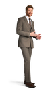 Cafe Brown Suit image number 4
