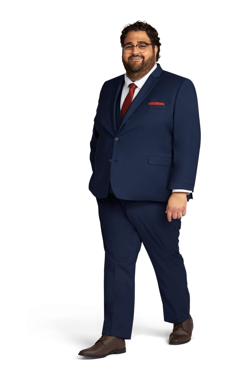 Navy Stretch Suit Separates image number 2