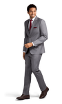 Grey Stretch Suit Separates