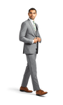 Grey Stretch Suit Separates image number 2