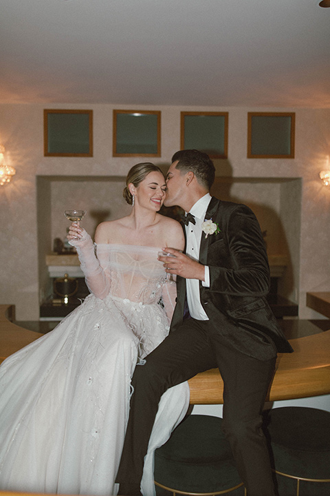 couple at reception