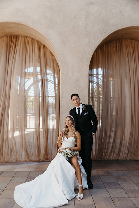 couple at reception