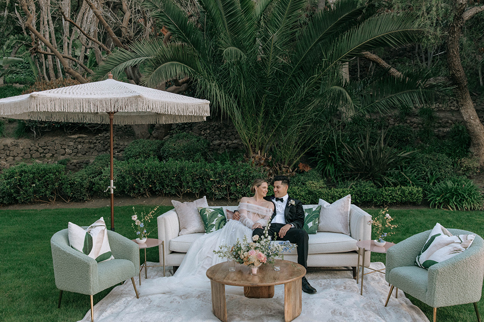 couple at reception