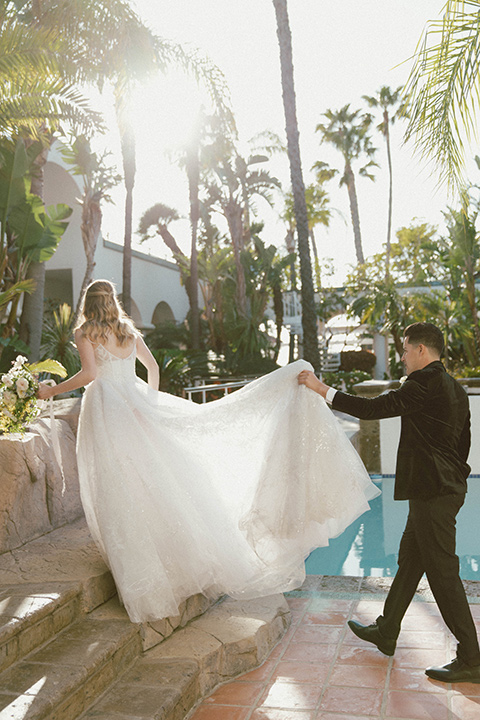 couple at reception