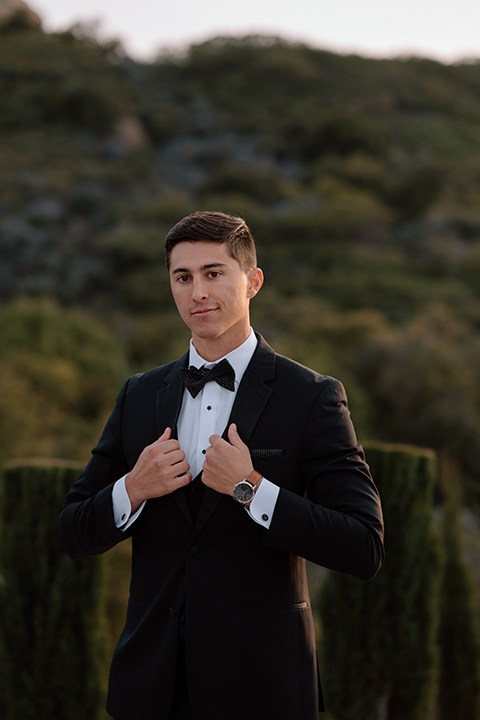 Groom portrait in sun
