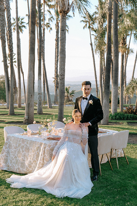 couple at reception